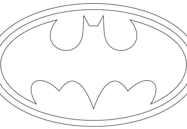 Logo di Batman da colorare (4)