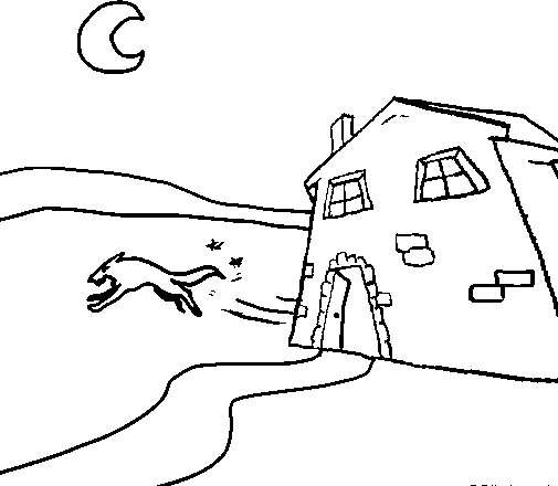 Lupo e casa di mattoni disegni da colorare i tre porcellini