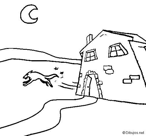 Lupo e casa di mattoni disegni da colorare i tre porcellini