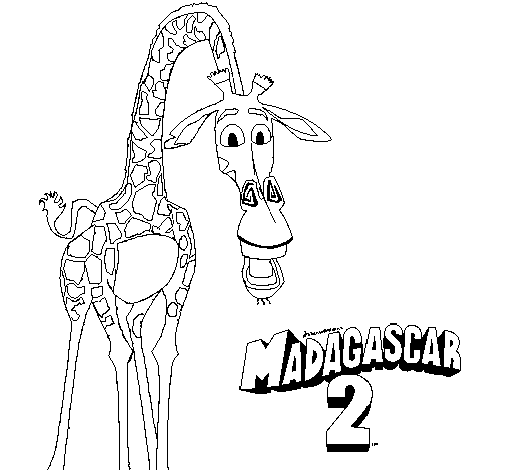 Madagascar 2 disegni da stampare e da colorare