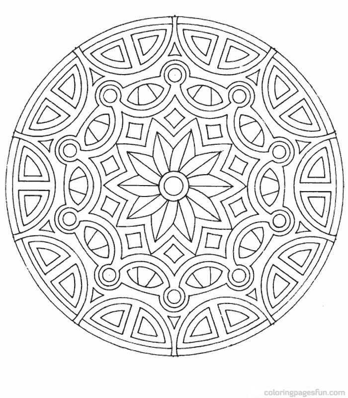 Mandala disegno da colorare gratis 119 - disegni da colorare e stampare  gratis immagini per bambini Disney