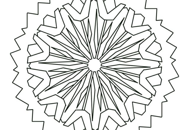 Mandala disegno da colorare gratis 136