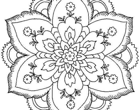 Mandala disegno da colorare gratis 141