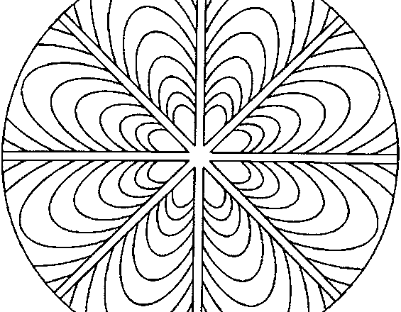 Mandala disegno da colorare gratis 149