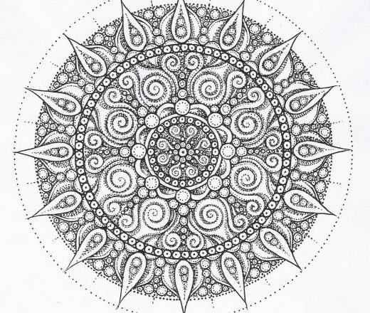 Mandala disegno da colorare gratis 167