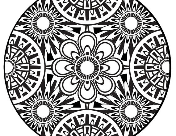 Mandala disegno da colorare gratis 169