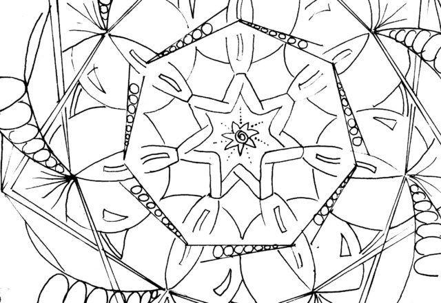 Mandala disegno da colorare gratis 44