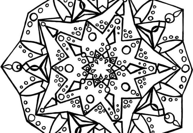 Mandala disegno da colorare gratis 66