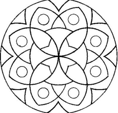 Mandala disegno da colorare gratis 7