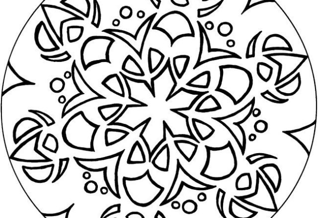 Mandala disegno da colorare gratis 71 per adulti