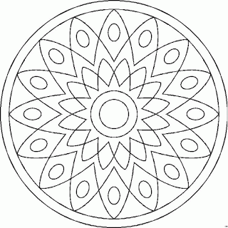 Mandala disegno da colorare gratis 89