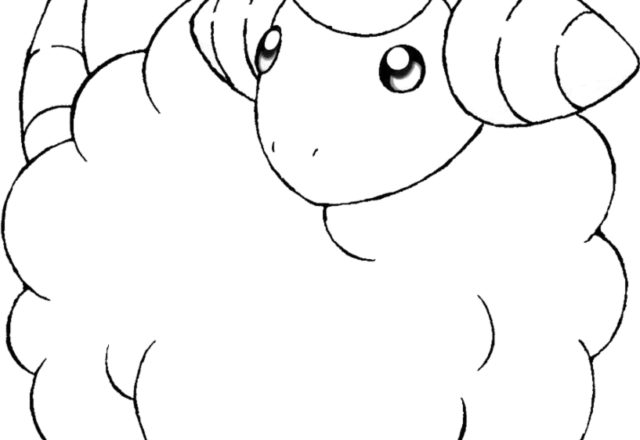 Mareep Pokemon disegni da colorare online