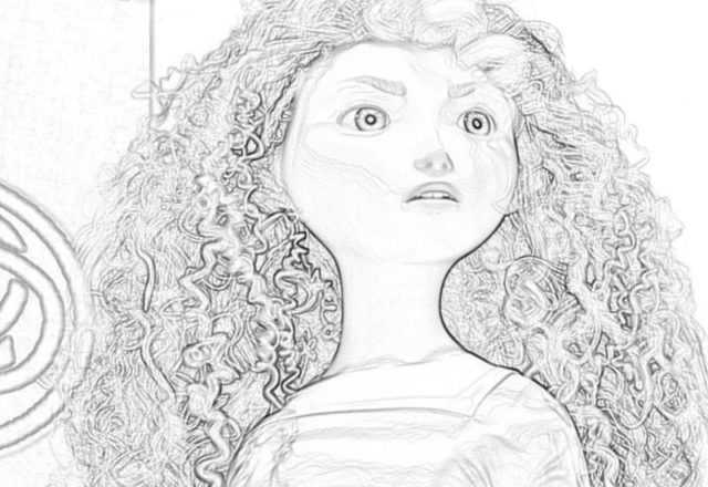 Merida 3 disegni da colorare gratis