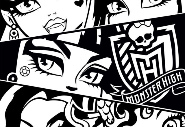 Monster High 5 disegni da colorare gratis