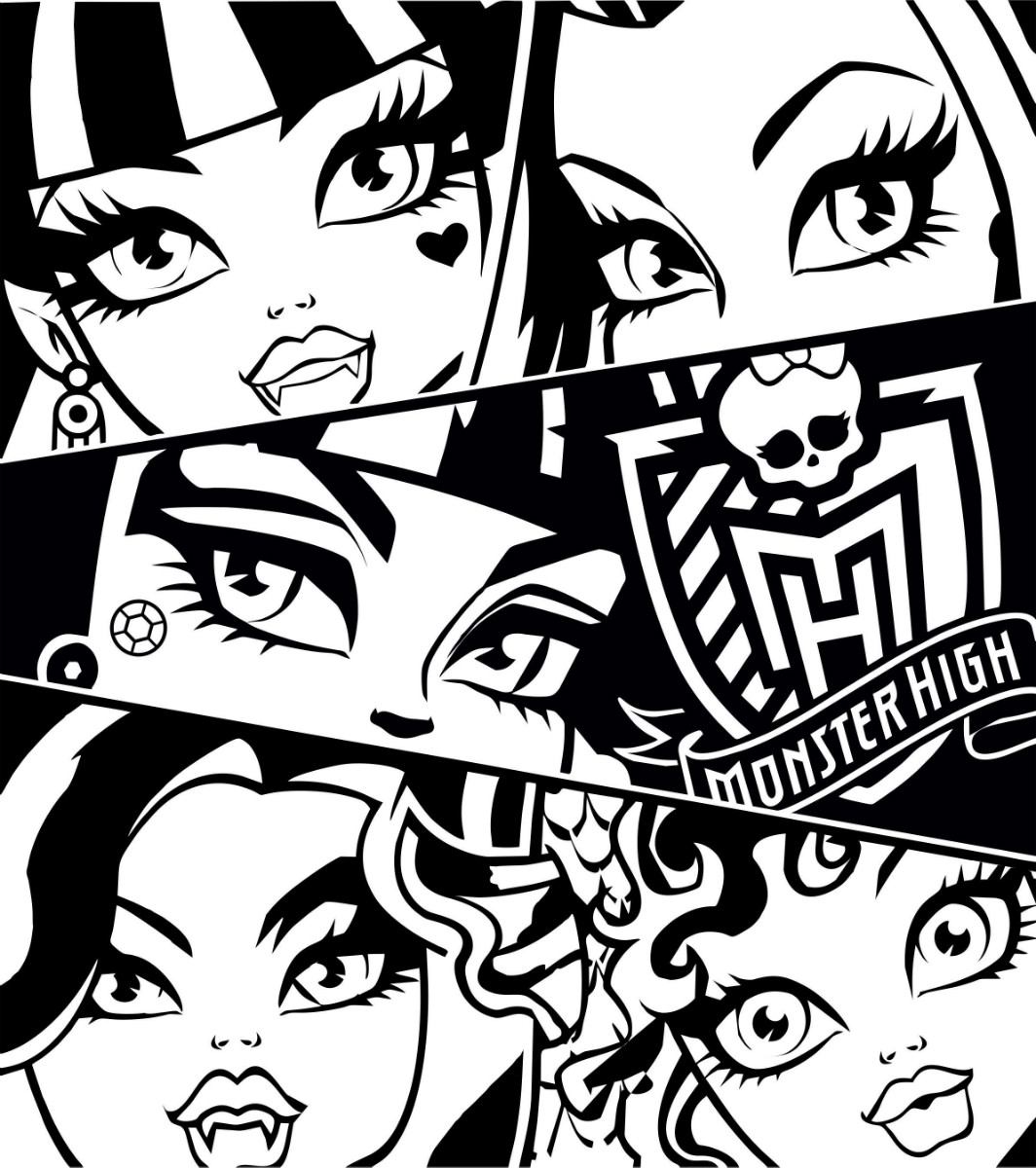 Monster High 5 disegni da colorare gratis