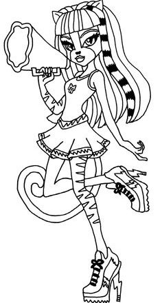 Monster High 8 disegni da colorare gratis