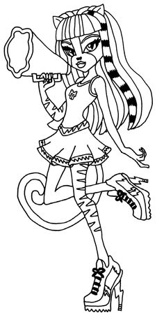 Monster High 8 disegni da colorare gratis