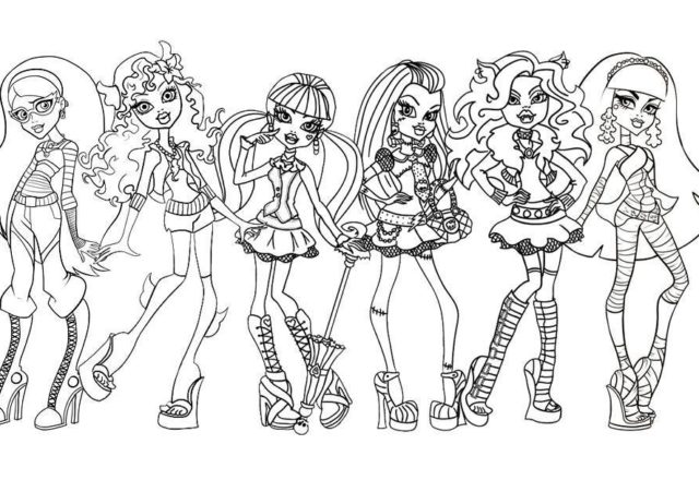 Monster High disegni da colorare gratis