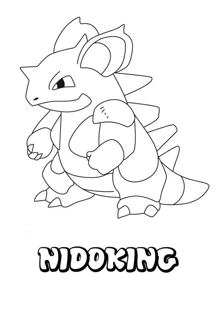 Nidoking Pokemon da colorare