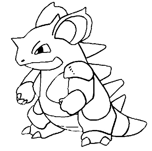 Nidoqueen Pokemon disegno da colorare