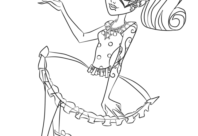 Operetta Monster High disegni da colorare gratis