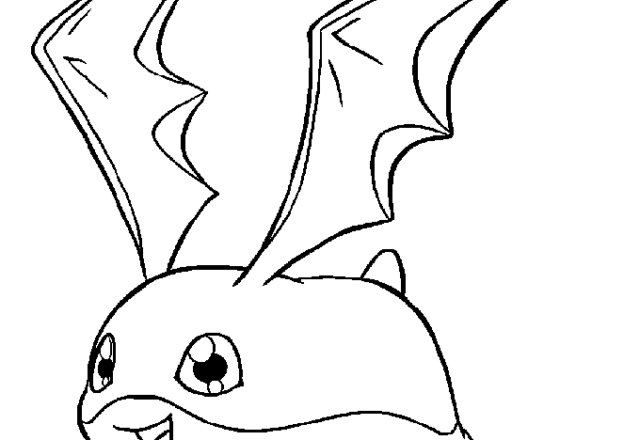 Patamon disegni da colorare gratis