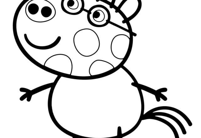 Pedro pony amico di peppa Pig disegno da colorare gratis