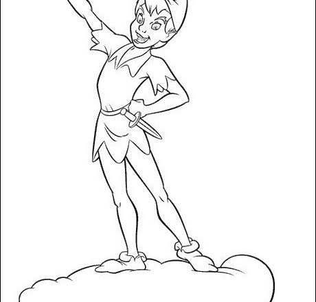 Peter Pan 2 disegni da colorare gratis