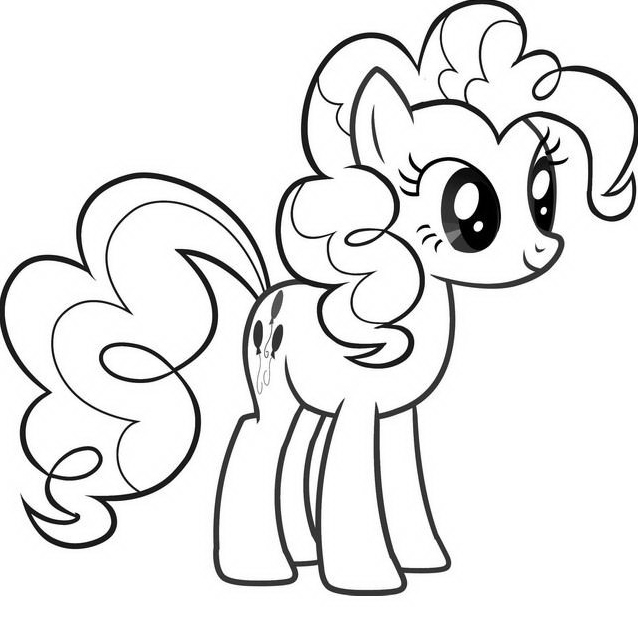 Pinkie Pie 2 disegni da colorare gratis - disegni da colorare e stampare  gratis immagini per bambini Disney