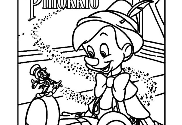 Pinocchio 2 disegni da colorare gratis