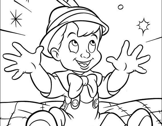 Pinocchio bambino disegni da colorare gratis