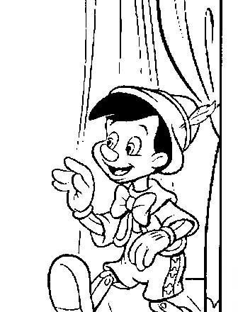 Pinocchio burattino disegni da colorare gratis