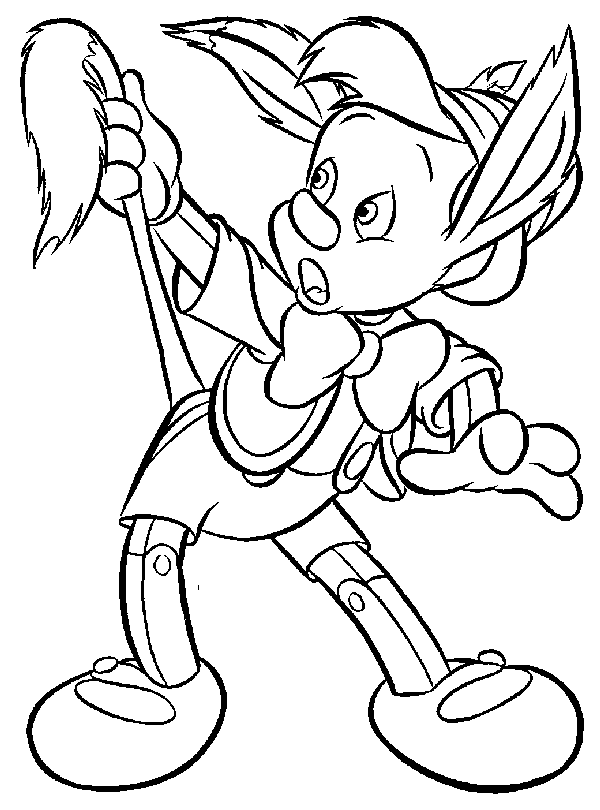 Pinocchio e la sua coda disegni da colorare gratis - disegni da colorare e  stampare gratis immagini per bambini Disney