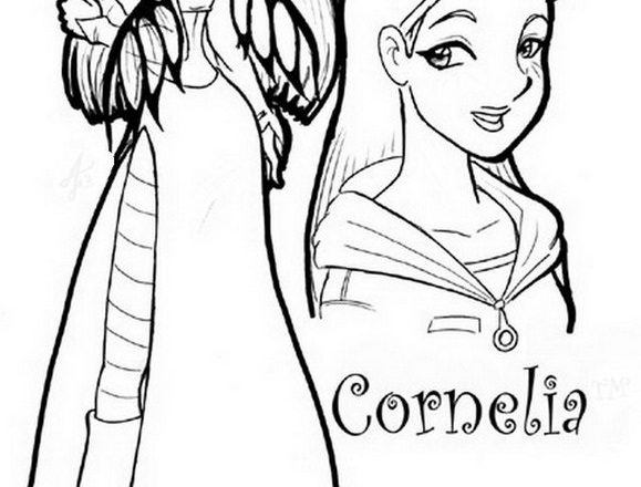 Profilo Cornelia disegni da colorare gratis