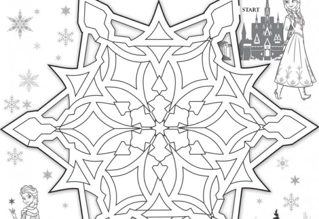 Puzzle Frozen disegni da colorare gratis