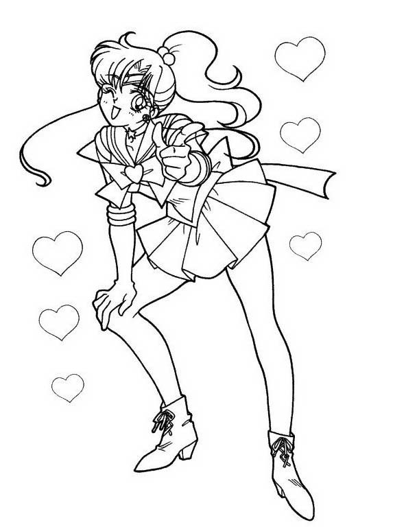 Sailor Moon pollice insù disegni da stampare