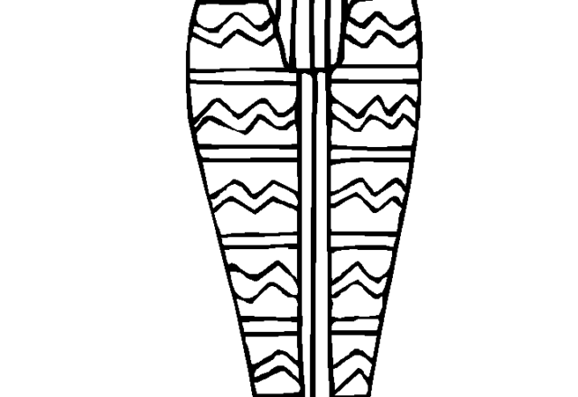 Sarcofago disegni da colorare gratis Antico Egitto (2)