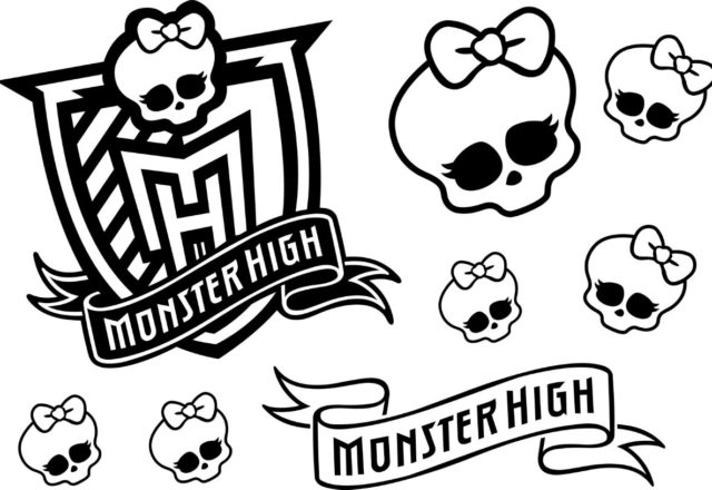 Simbolo Monster High disegni da colorare gratis