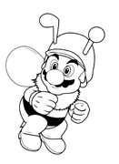 Super Mario Bros ape disegno da colorare gratis