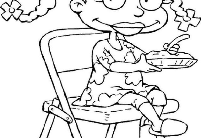 Susie I Rugrats fa la pappa disegno da colorare