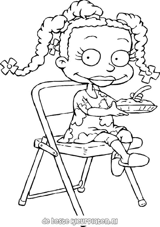 Susie I Rugrats fa la pappa disegno da colorare