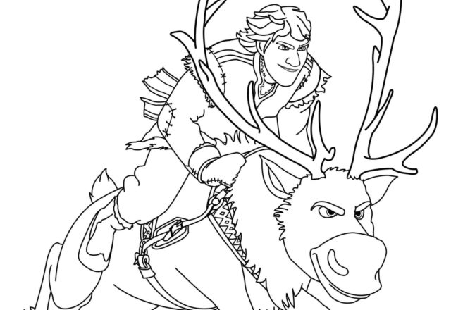 coloriages des personnages de la reine des neiges