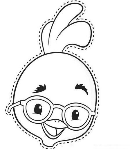 Testa di Chicken Little disegni da colorare gratis