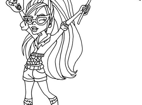 Tifo di Ghoulia Monster High disegni da colorare gratis