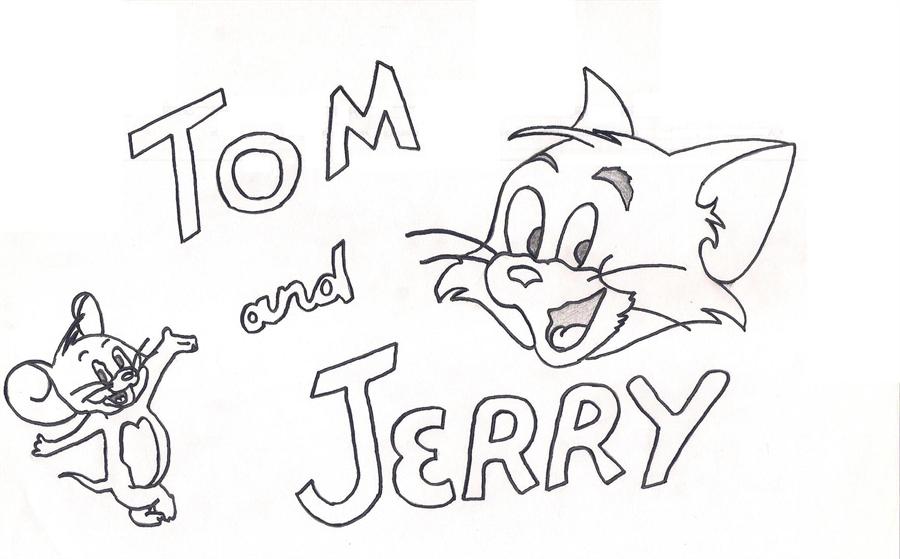 Tom and Jerry con testo da stampare e da colorare gratis