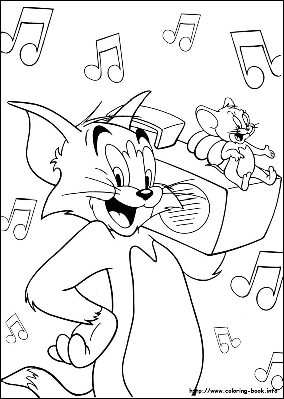 Tom and Jerry e la musica da colorare