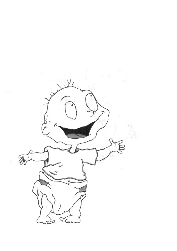 Tommy Rugrats felice altro disegno da colorare