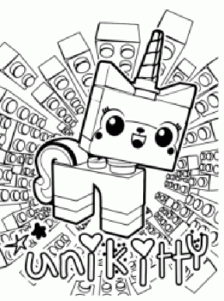 Unikitty The LEGO Movie disegni da stampare e colorare