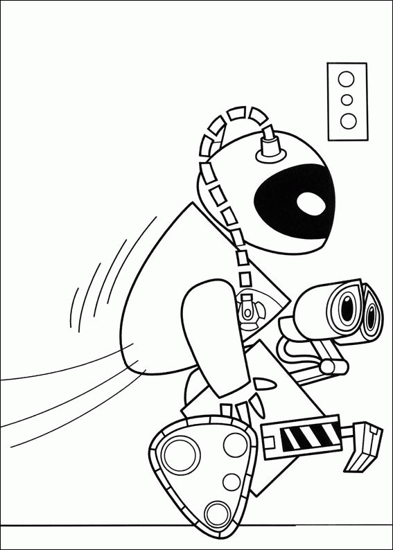 Wall E disegni Disney da colorare gratis (81)