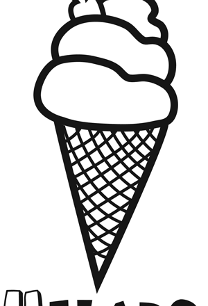 disegni da colorare gelato helado